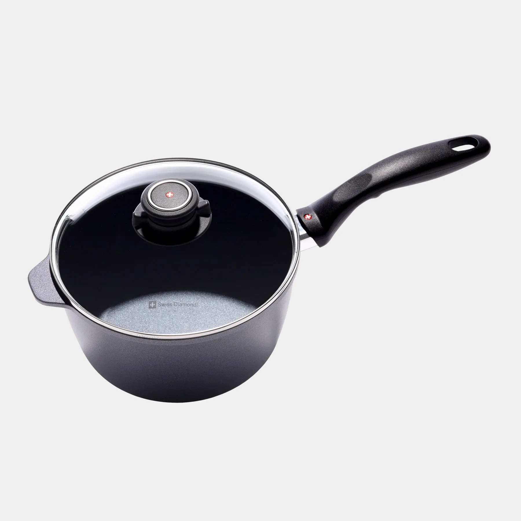 HD Nonstick Saucepan with Glass Lid - Induction