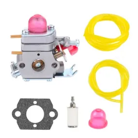 Hipa Carburetor Kit for Husqvarna Poulan PP258TP PP125 PP025 PP25E PP325 25cc Gas Trimmer / Pole Pruner # 530071811 C1U-W19