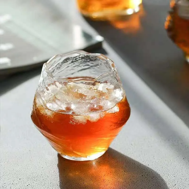 Japanese Hammered Whiskey Glass