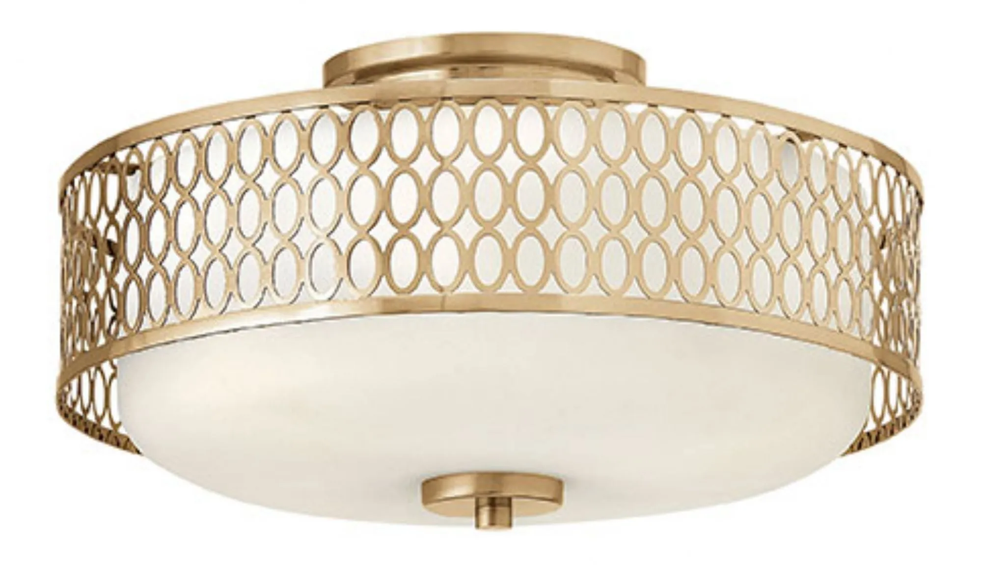 JULES 3 LIGHT CEILING MOUNT, BRUSHED GOLD