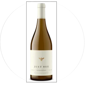 Just Bee Chardonnay, California, 750ml Glass Bottle, 5-150ml Servings