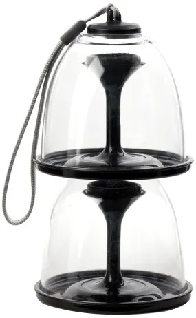 Kikkerland Wine Glasses Travel Stacking Set of 2