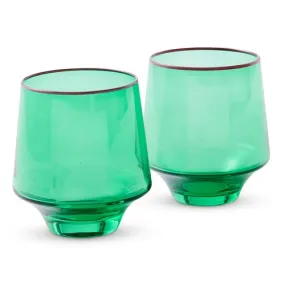 Kip & Co Jaded Tumbler Glass 2P Set