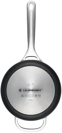 Le Creuset Toughened Nonstick PRO Saucepan with Glass Lid, 3-Quart