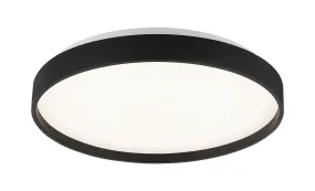 LED Ceiling Mount from the Alexandre Collection in Black Finish by Matteo Lighting