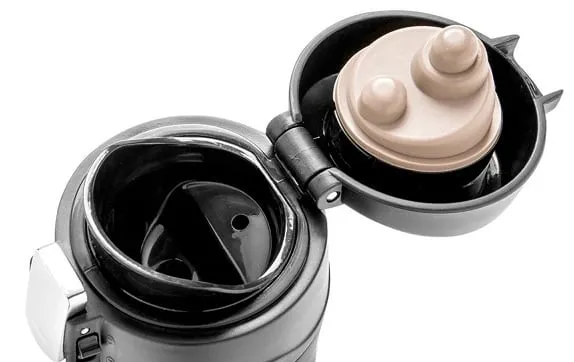 Lexus Easy Lock Stainless Steel Vacuum Mug (Black)