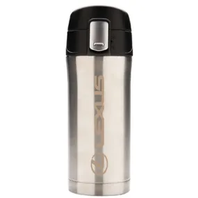 Lexus Easy Lock Stainless Steel Vacuum Mug (Silver)