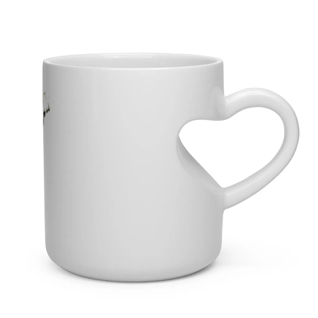 Lilly Heart Shape Mug