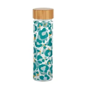 Lina Print Glass Drink Bottle