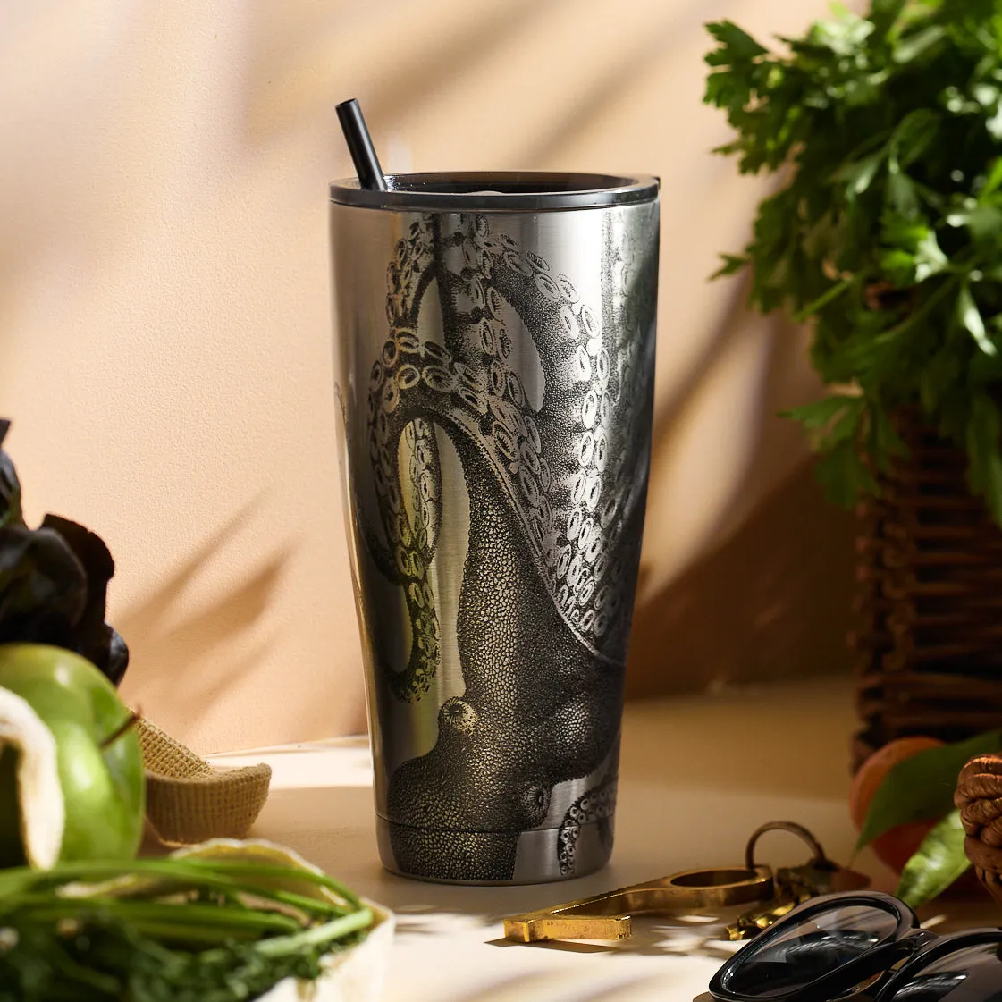 Lucy Chrome Stainless Steel Insulated Tumbler