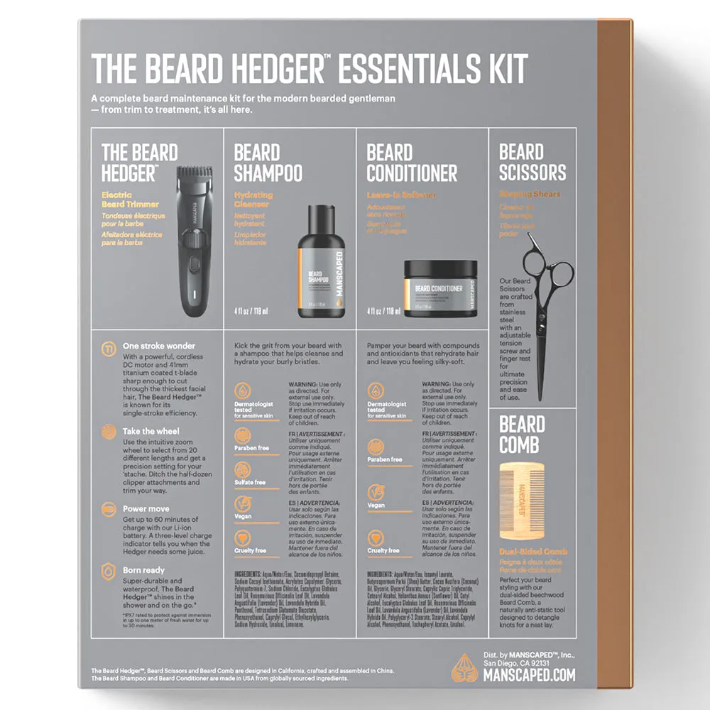 Manscaped The Beard Hedger Essentials Trimmer Kit | 70-00074-intl