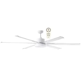 Martec Albatross 84" DC Ceiling Fan With 24W LED Light and Remote - White