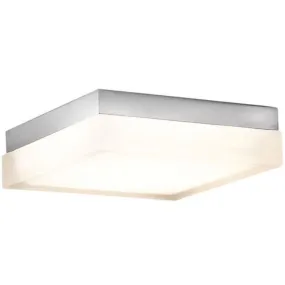 Matrix 9 in. LED Flush Mount Light 120V, 2700K Titanium Finish