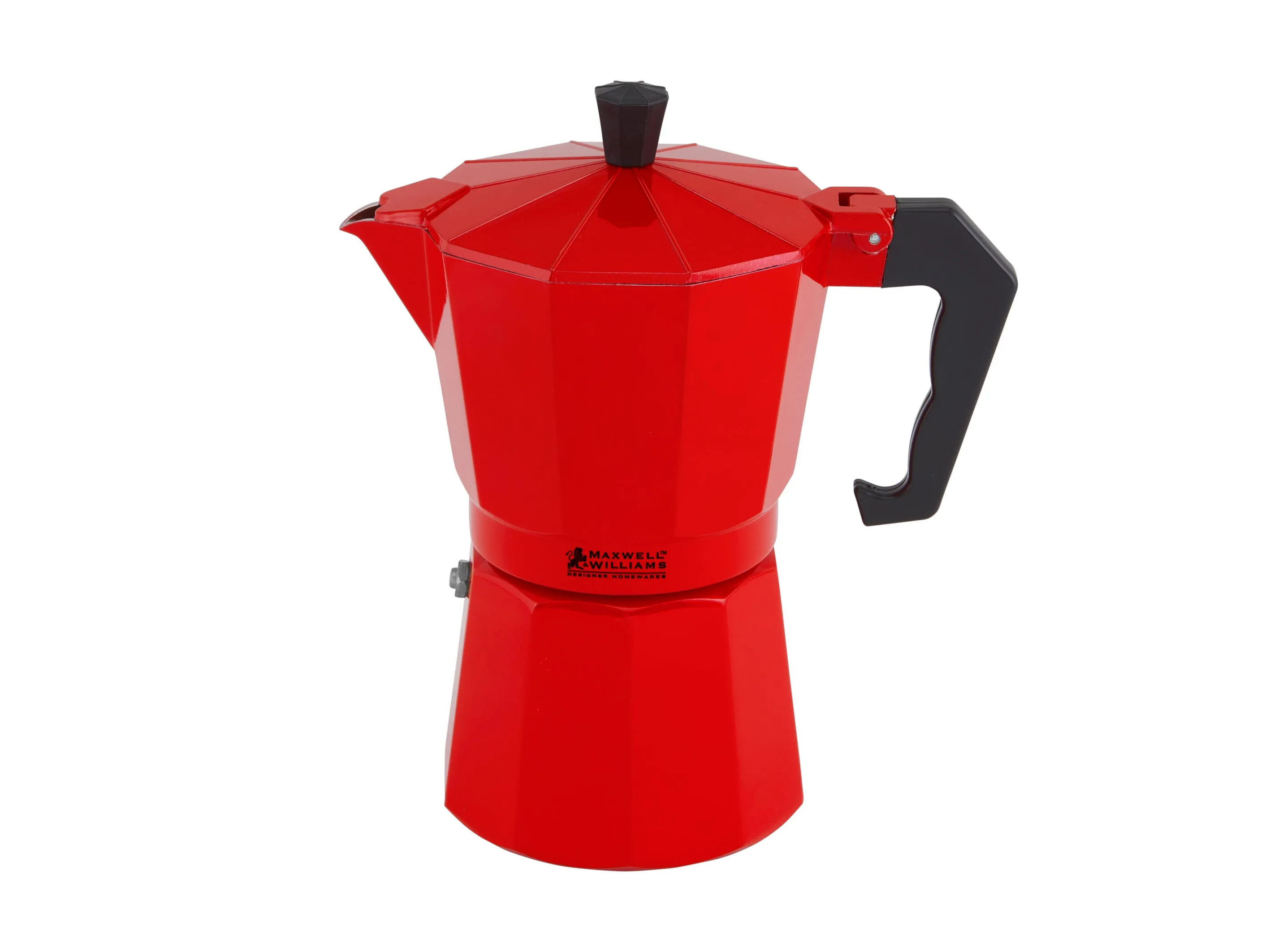 Maxwell & Williams Blend Traditional Stovetop Espresso Maker 6cup - Red