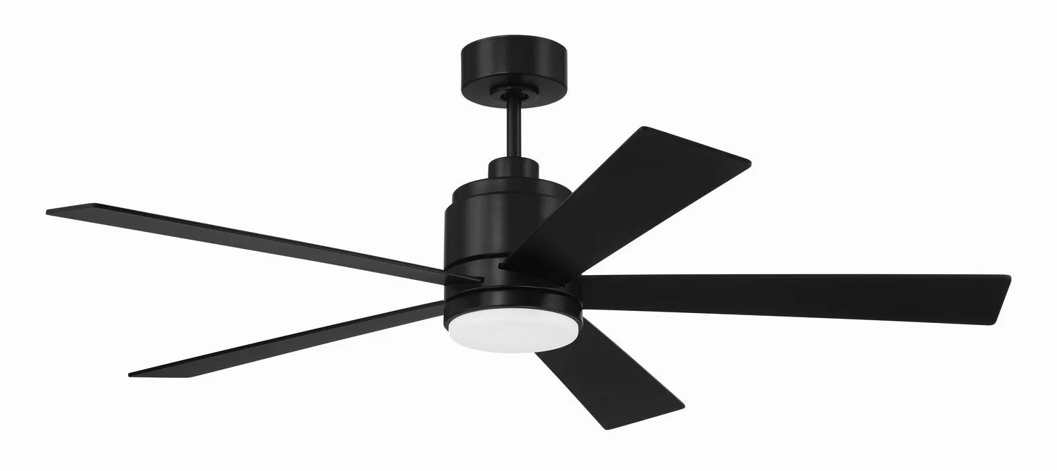 McCoy 5 Blade 52" Ceiling Fan in Flat Black