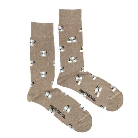 Men's Mismatched Moka Pot Coffee Socks