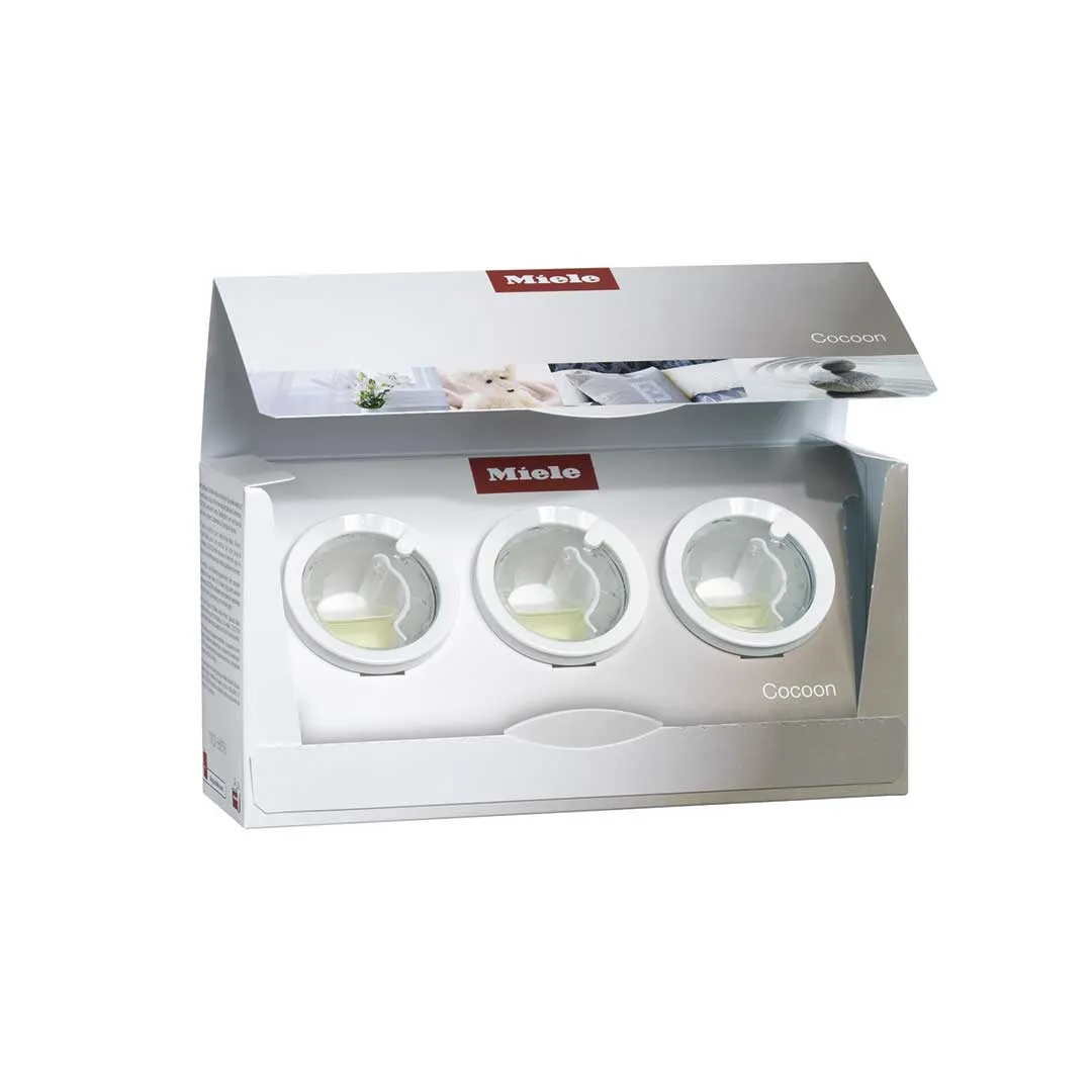 Miele 12023720 FAC452L Set of 3 x Cocoon Fragrance Flacon