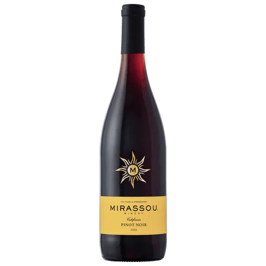 Mirassou Pinot Noir Red Wine, California, 750ml Glass Bottle