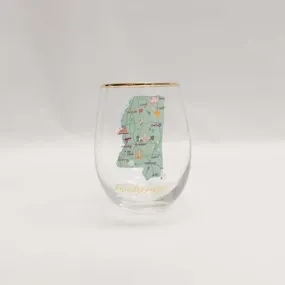 MISSISSIPPI STEMLESS WINE GLASS