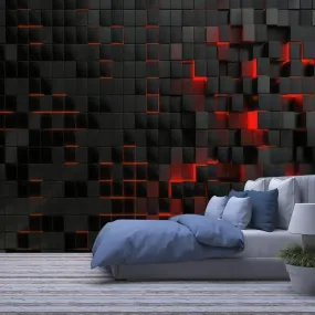 Modern 3D Design Removable Wallpaper Abstract Futuristic