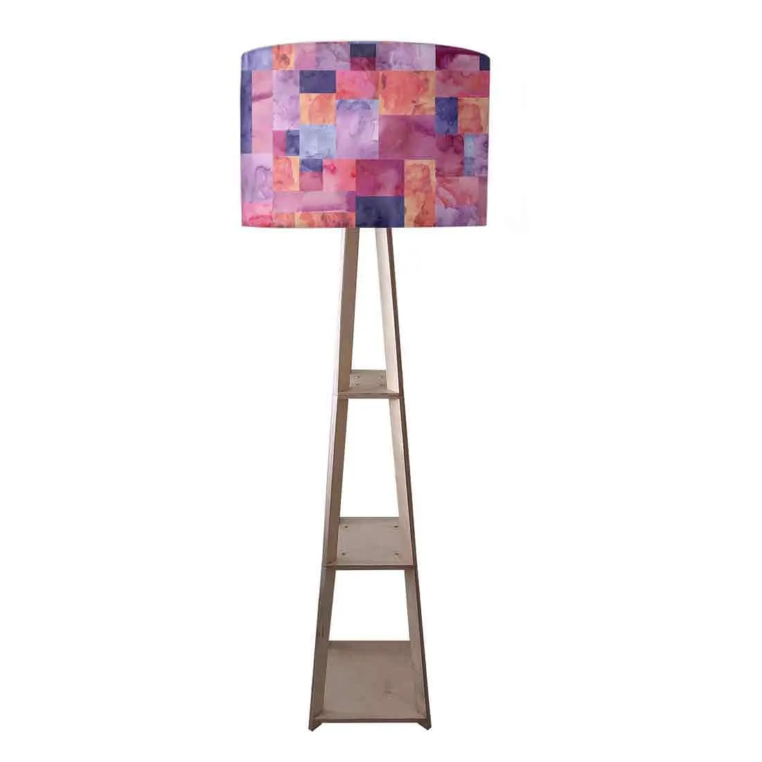 Modern Floor Lamps For Living Room - Pink Stone Effect