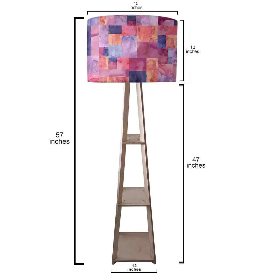 Modern Floor Lamps For Living Room - Pink Stone Effect