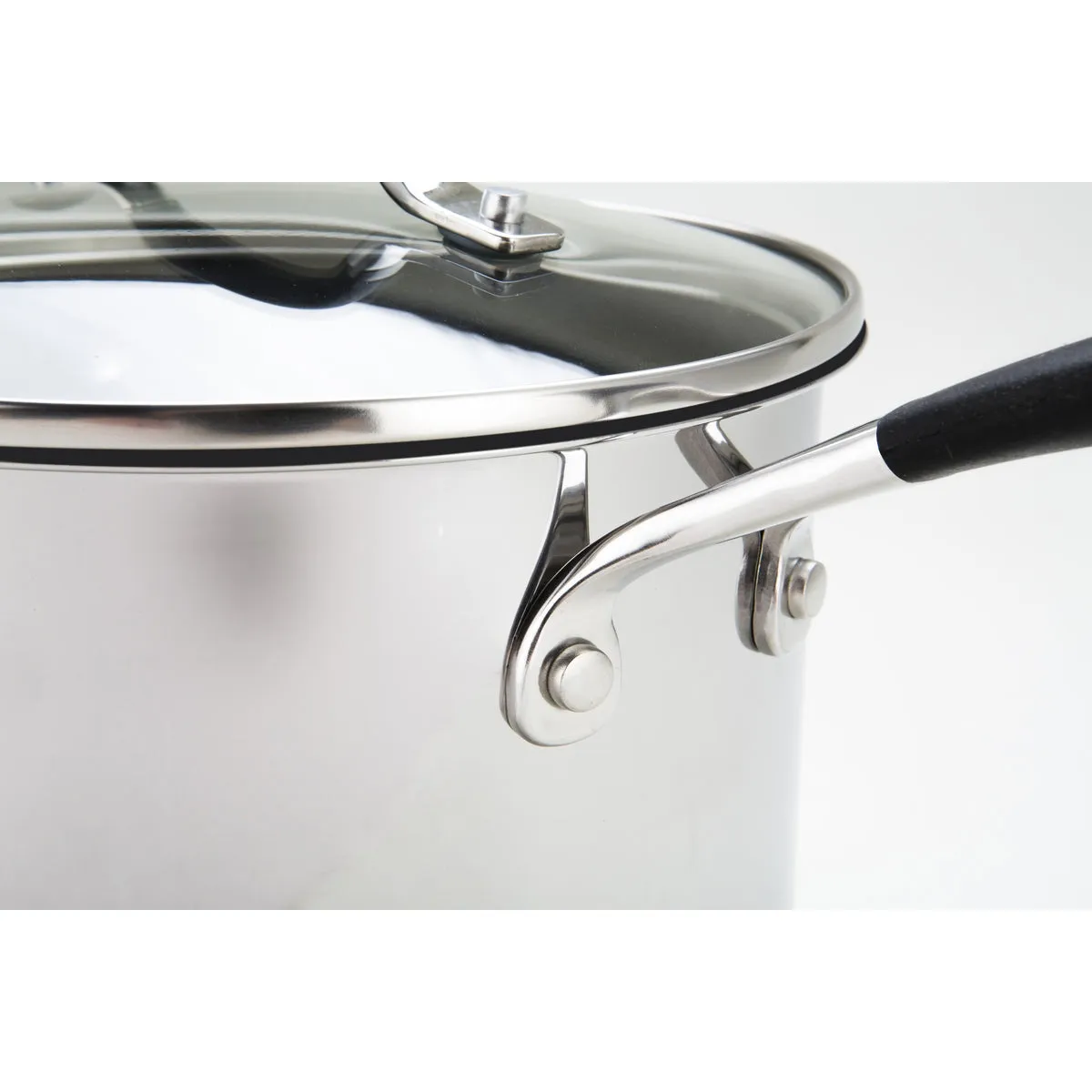 Momentum Stainless Steel Non-Stick Saucepan & Lid Set - 3 Pieces