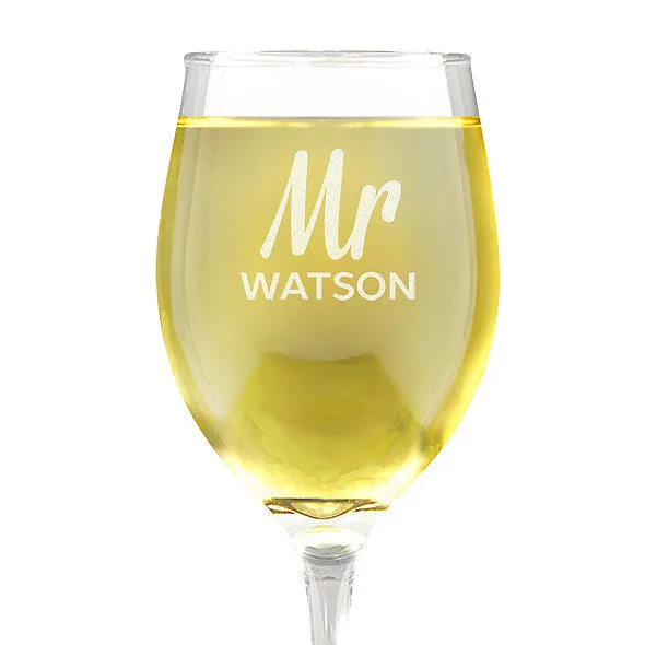 Mr Design Wine Glass