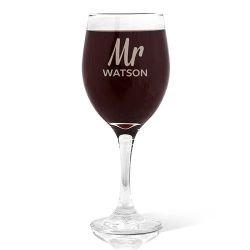 Mr Design Wine Glass