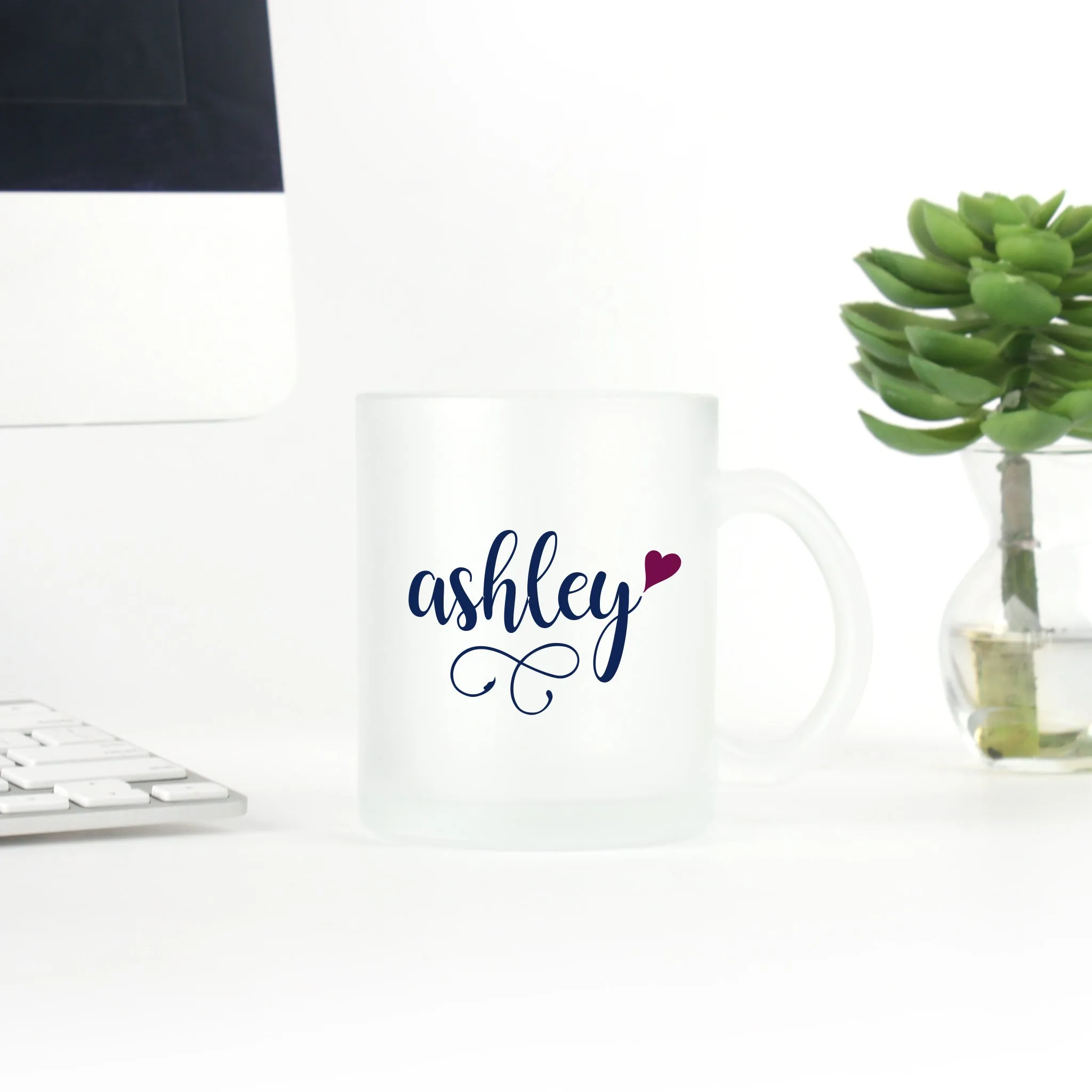 Name with Heart Coffee Mug