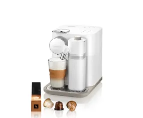 Nespresso Gran Lattissima EN640.W Coffee and Espresso Machine by DeLonghi with Aeroccino, 9 Different Recipe, Rapid Heating, Automatic Shut off, Feather Touch Buttons, White (220 Volts)