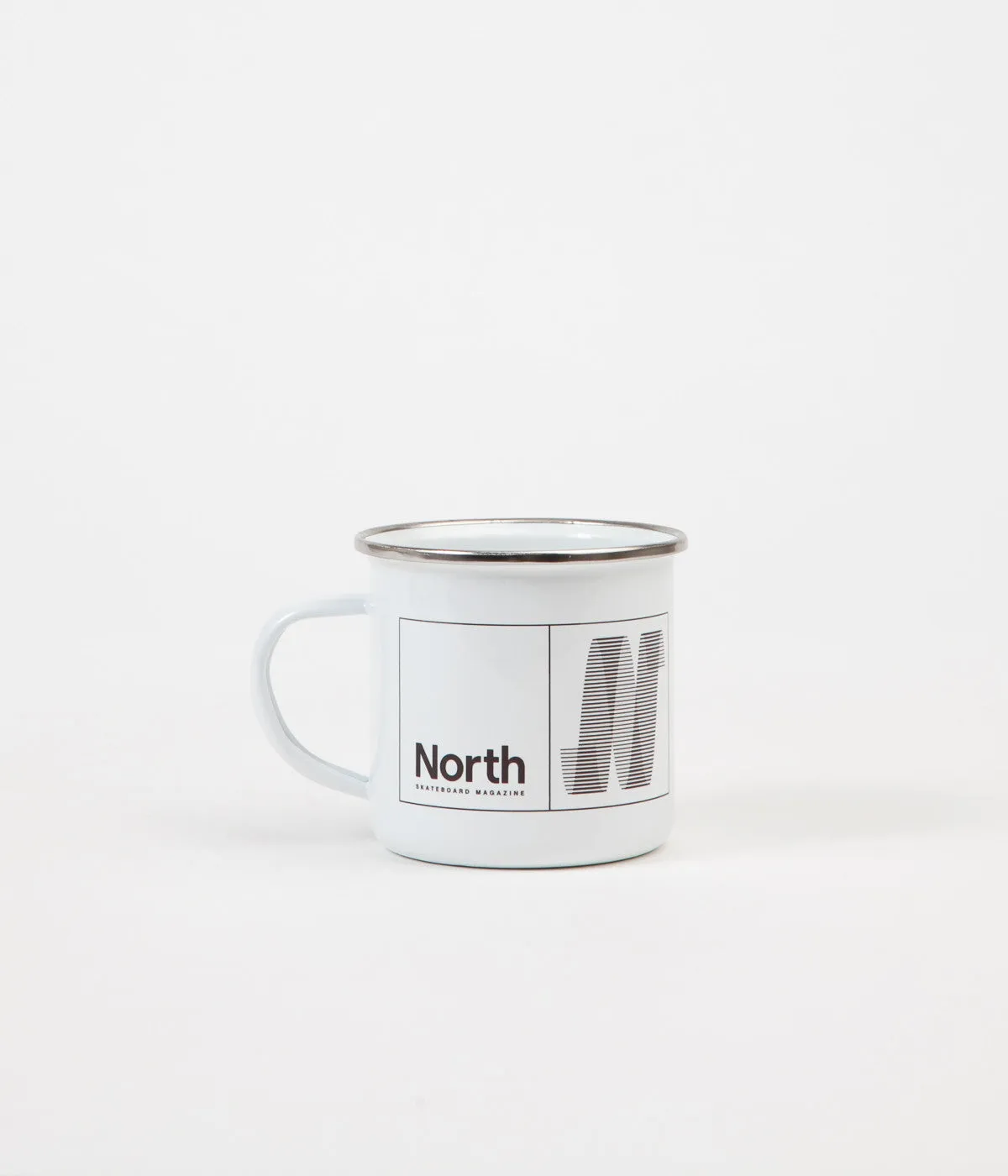 North 2 Pack Mugs - White / Black