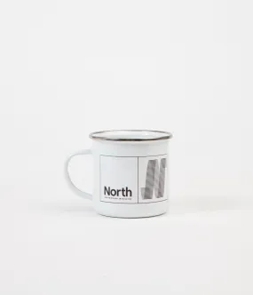 North 2 Pack Mugs - White / Black