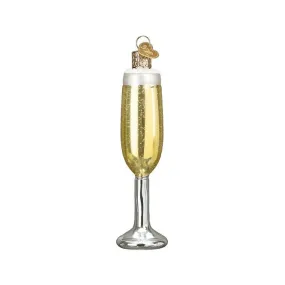 Old World Christmas Champagne Flute Ornament