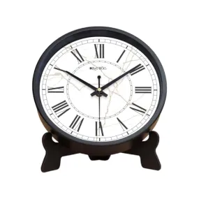 Olive Tree 8-Inch Plastic Analog Wall Clock/Table Clock - Modern Dial Latest Stylish Table Clock (Black Frame, Quartz Movement)-1010