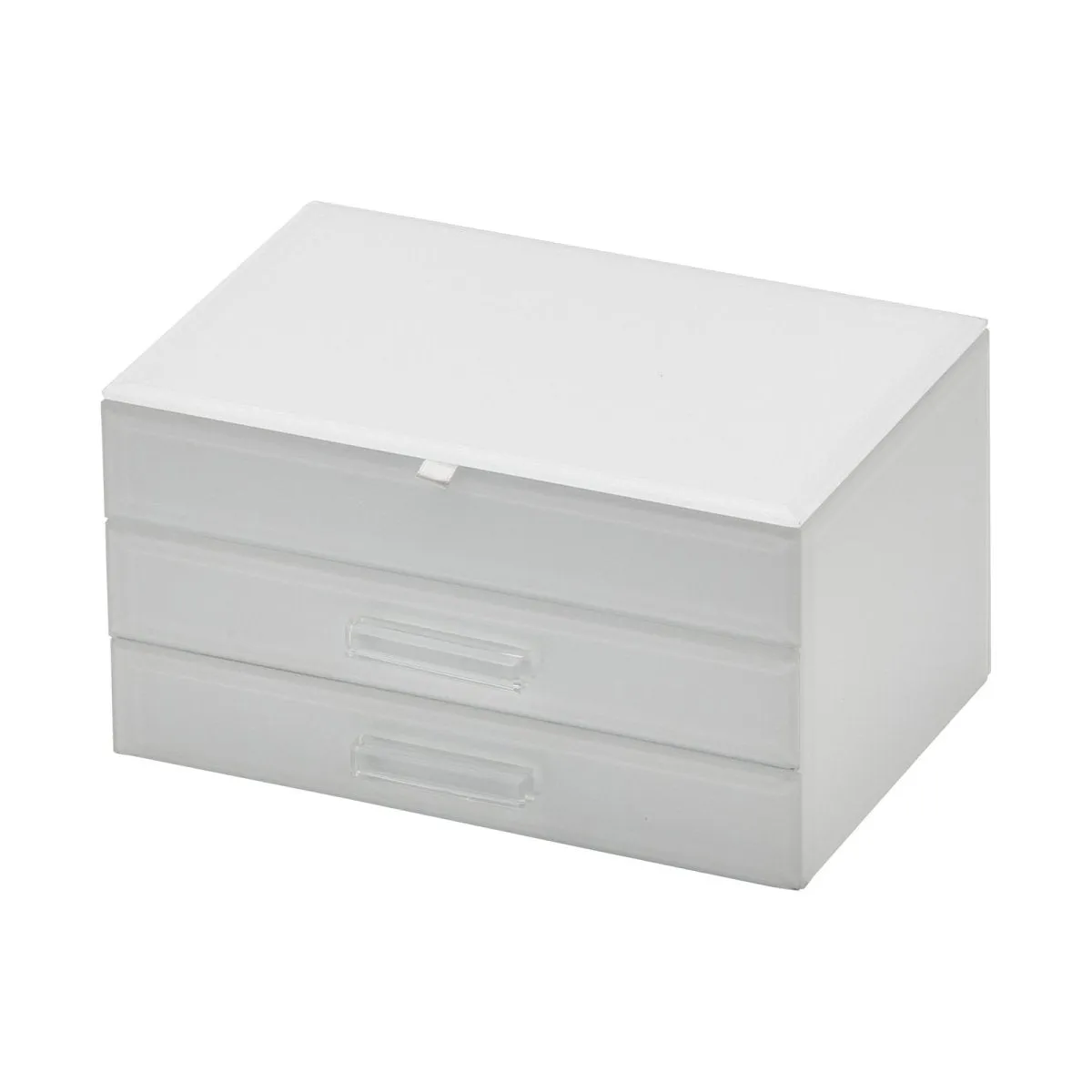 One Six Eight London Gabriella Jewellery Box with Drawers White Medium