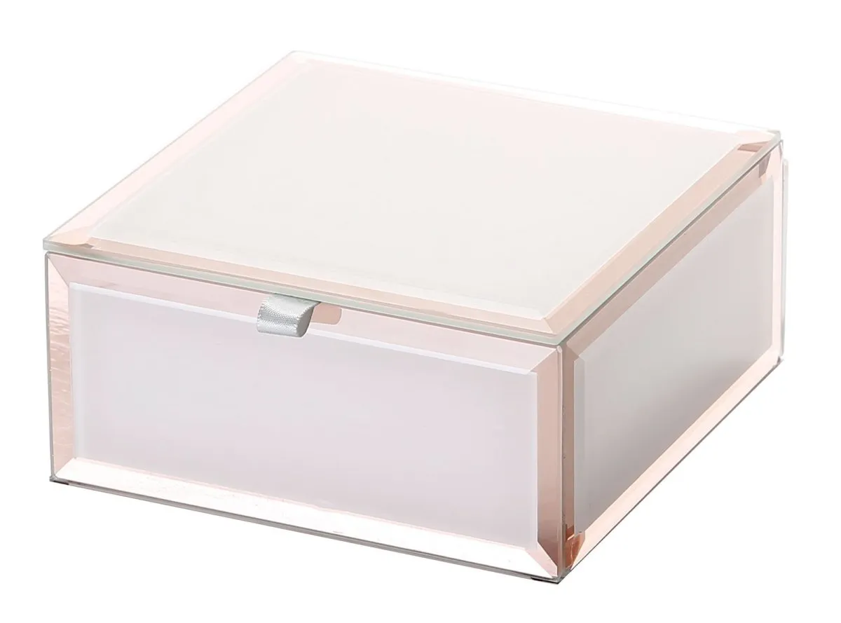 One Six Eight London Sara Jewellery Box Blush Small