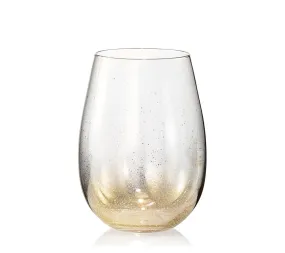 Orion Tumbler Glass in Gold, Set of 4