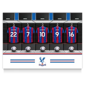 Personalised Crystal Palace FC Dressing Room Poster