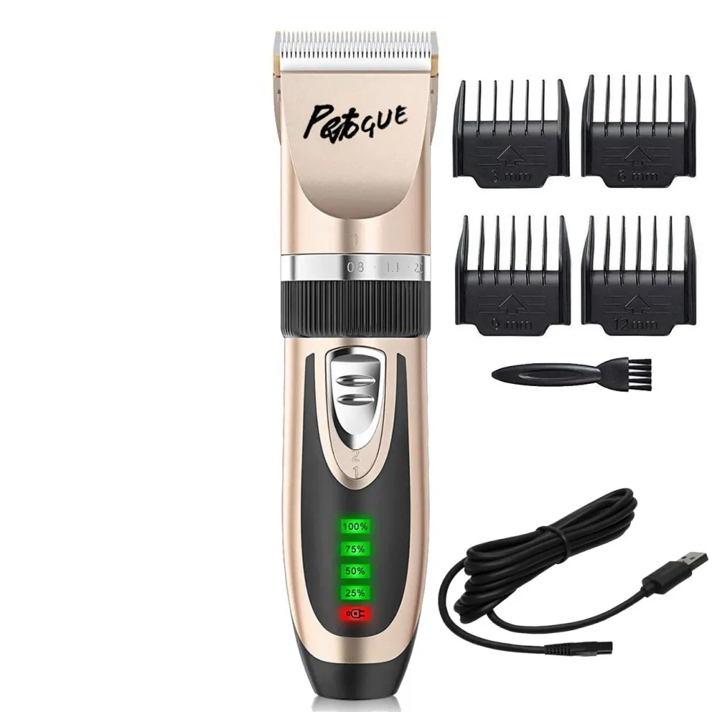 PetVogue Cordless Rechargeable Hair Trimmer for Dogs and Cats