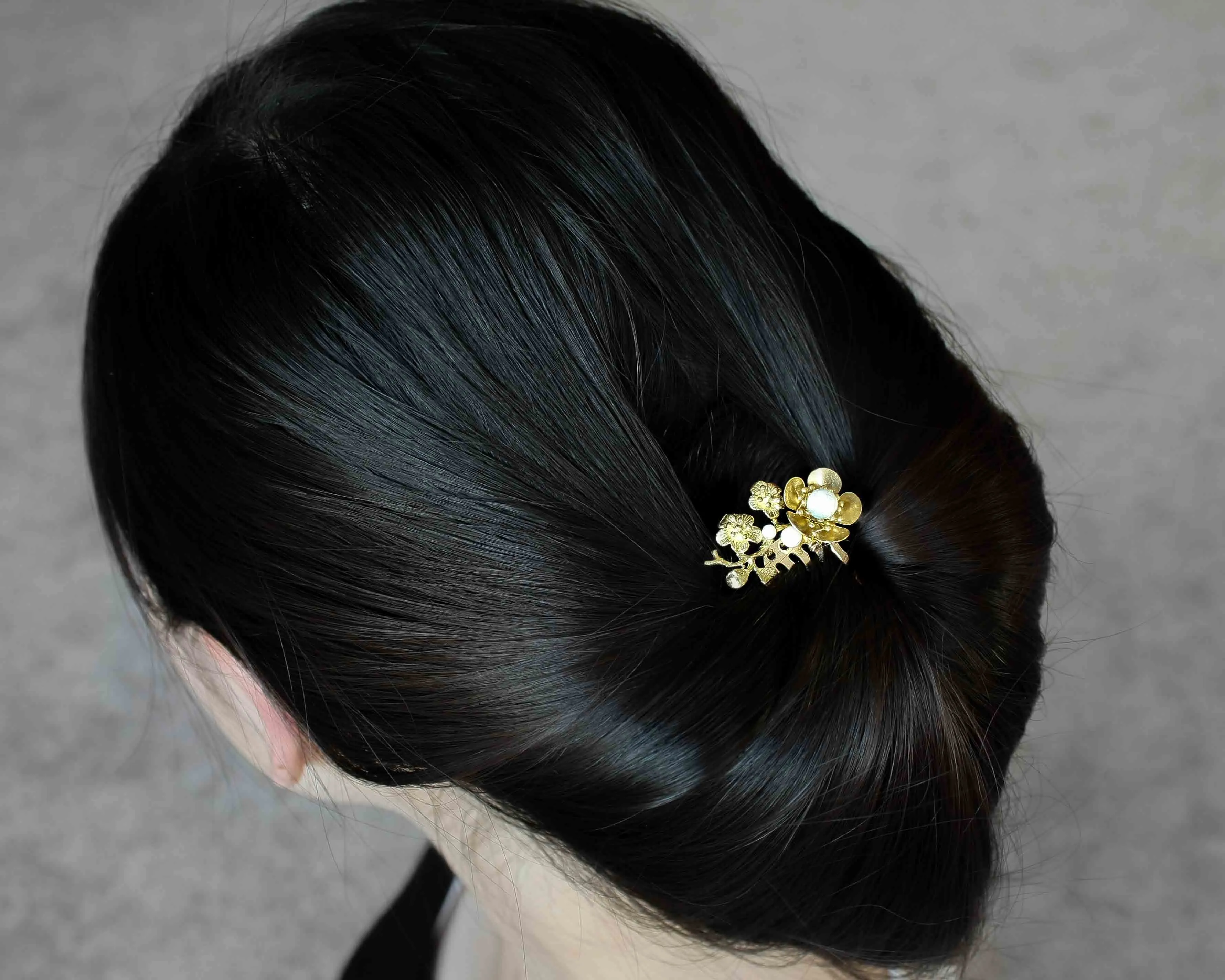 Plum Blossom Hair Combs