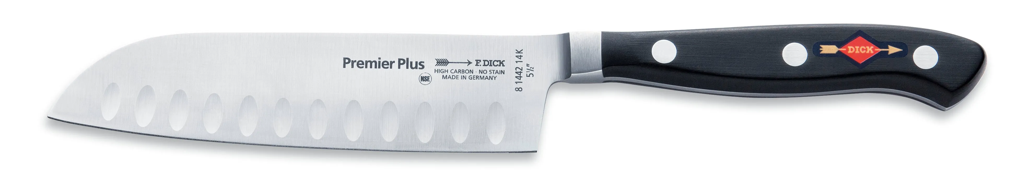 Premier Plus Santoku, scalloped edge 14cm -81442-14K