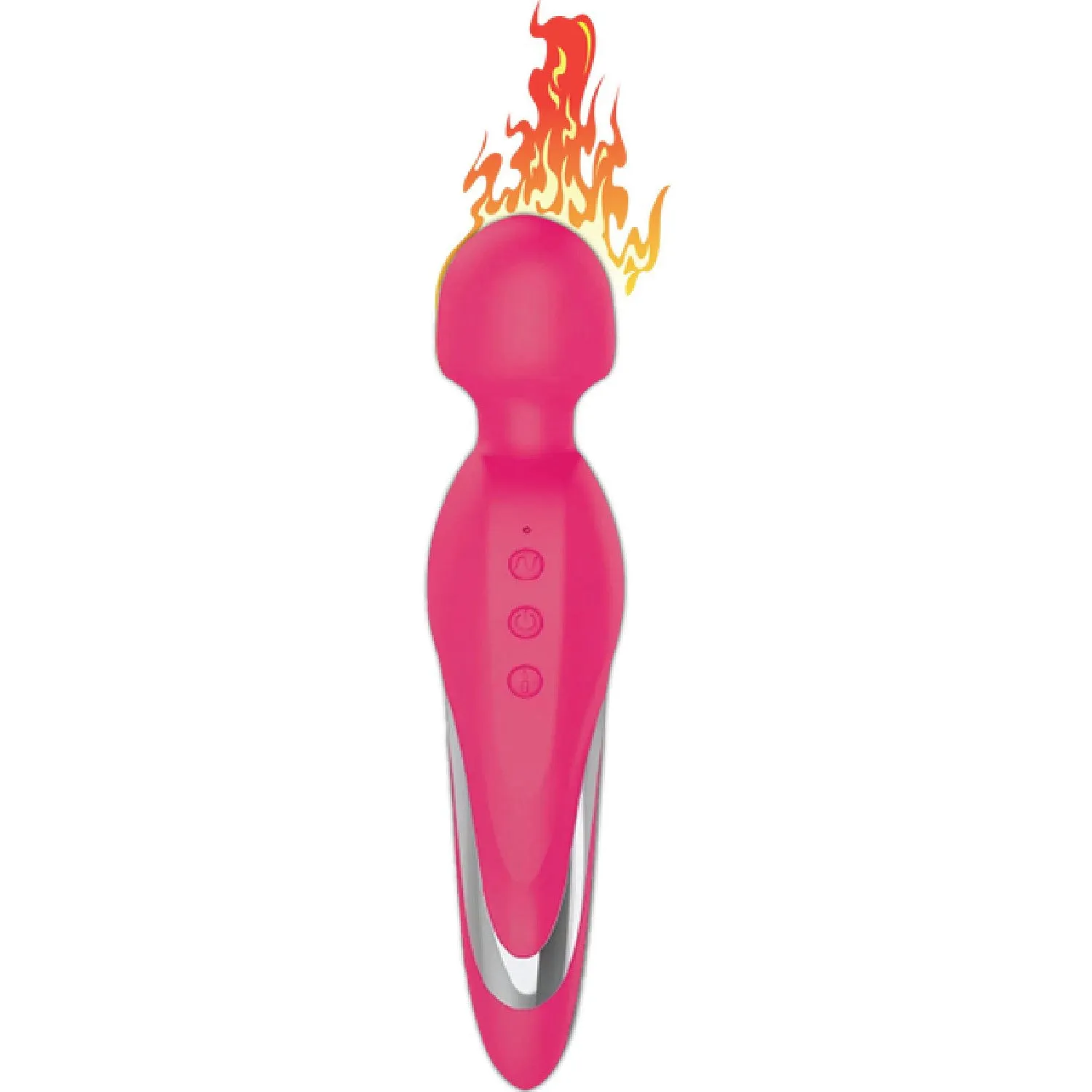 Rechargable Warming Body Wand (Rebel) - Pink