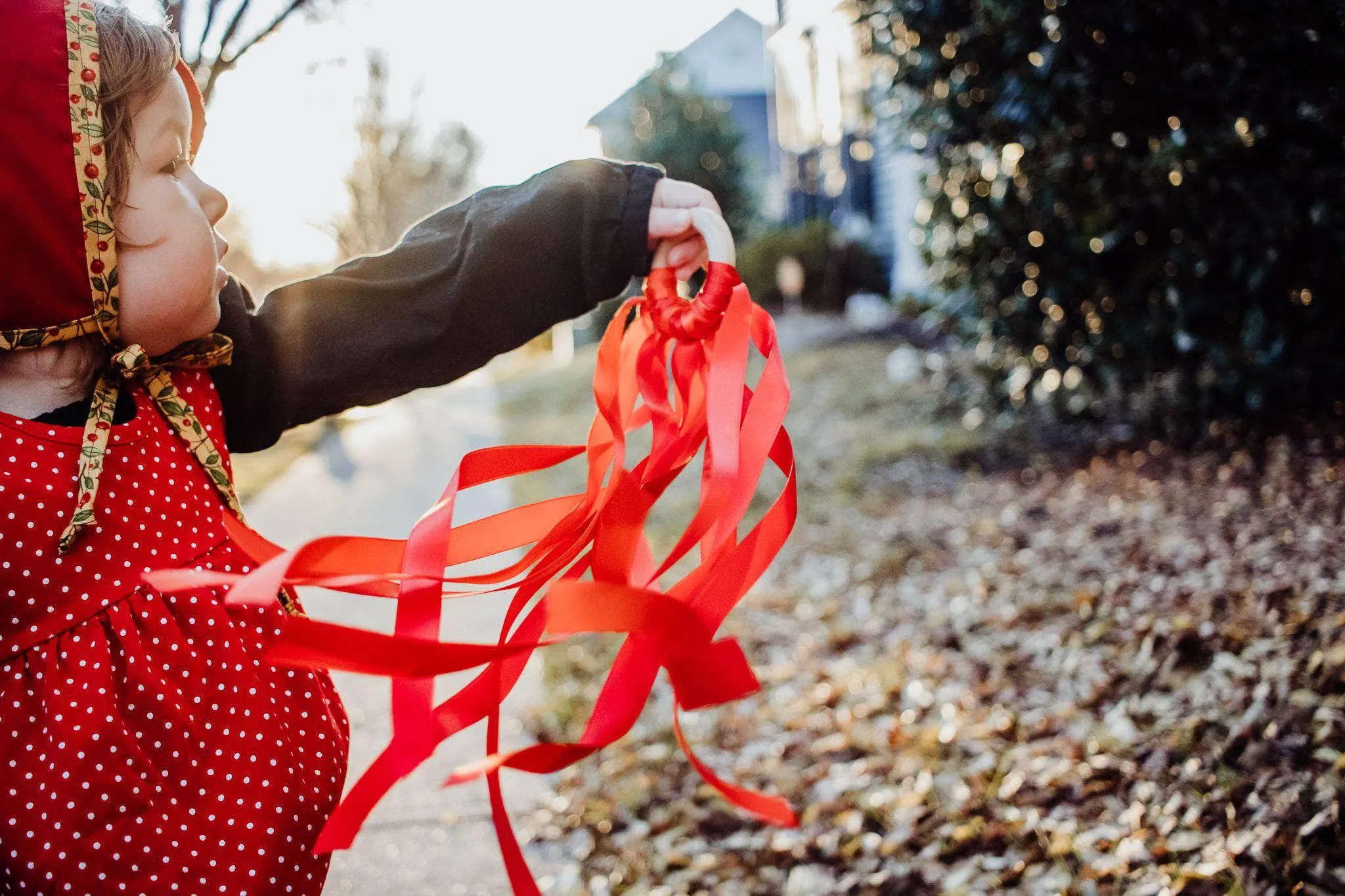 Red Ribbon Wand