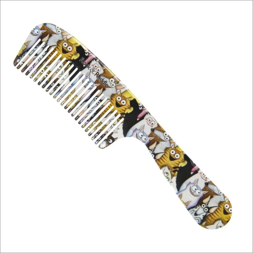 Rock & Ruddle Cats & Dogs Handle Comb