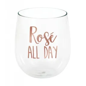 Rose All Day Stemless Wine Glass