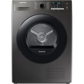 Samsung DV90TA040AN OptimalDry 9kg Heat Pump Tumble Dryer, Graphite Grey