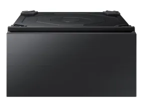 Samsung WE502NV Bespoke 27" Laundry Pedestal with Storage Drawer in Brushed Black