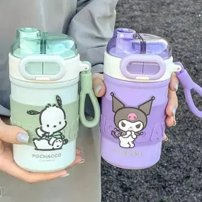 Sanrio 2 in 1 Spout & Straw Steel Bottle (430 ml)