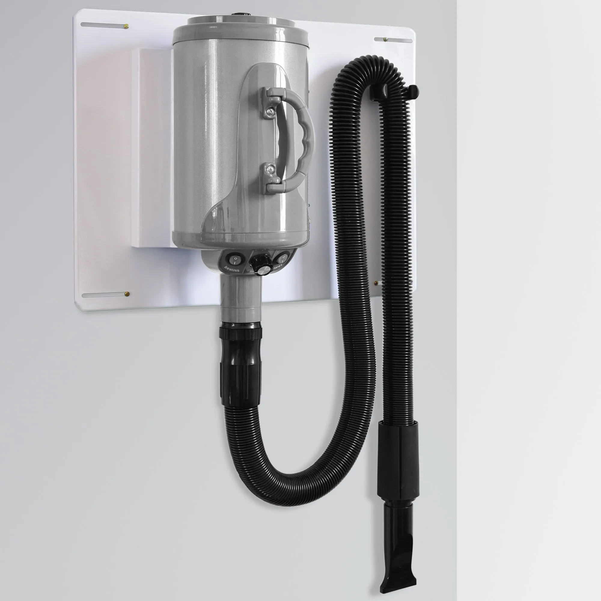 SHELANDY Pet Dryer Wall Mount with Hose Holder | Iron Hanger and bracket compatible to dry wall